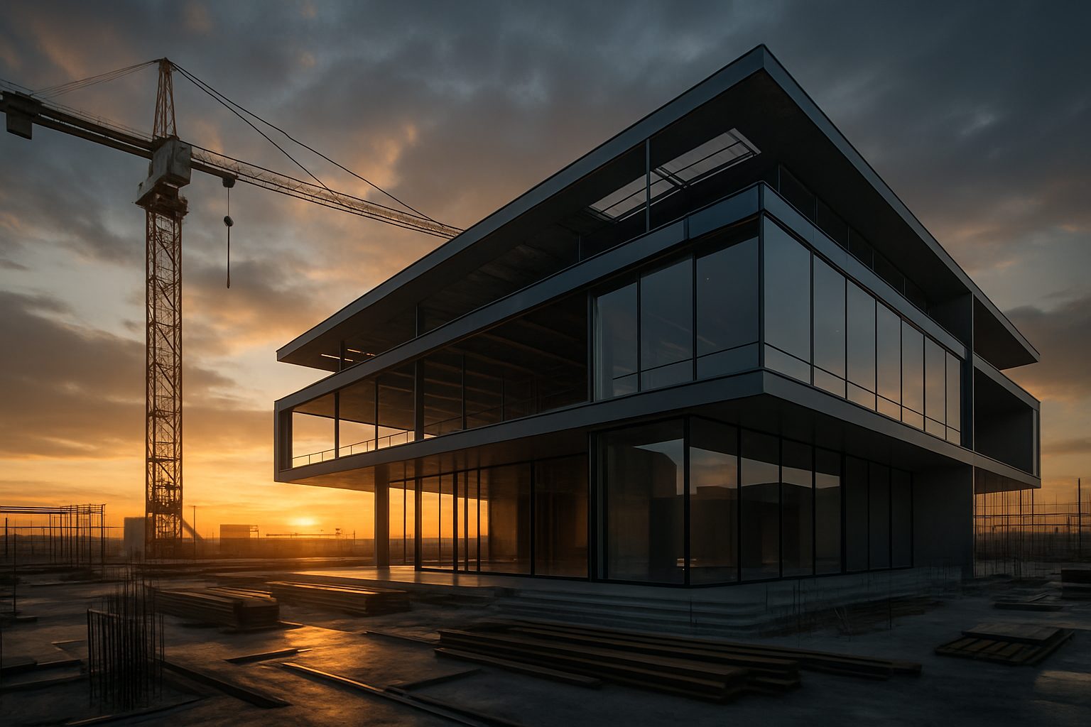 Modern construction showcase
